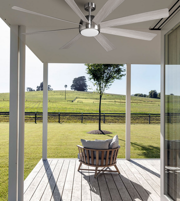 Outdoor ceiling fan lights: the new trend in outdoor lighting